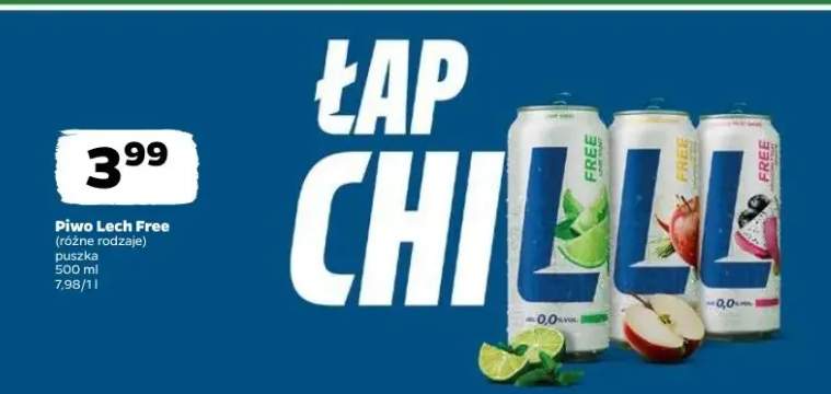Piwo Lech Free różne rodzaje puszka