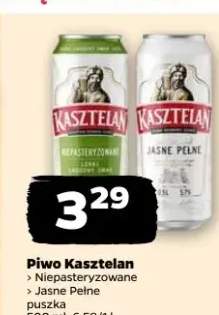 Piwo Kasztelan Niepasteryzowane Jasne Pełne puszka