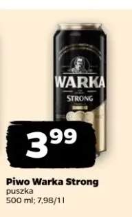 Piwo Warka Strong puszka