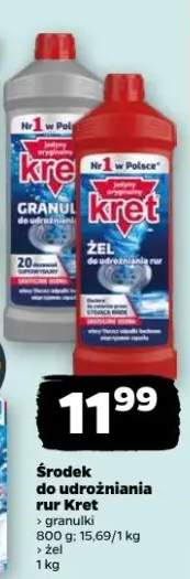 Środek do udrażniania rur