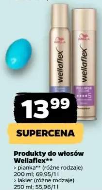 Produkty do włosów pianka (różne rodzaje)