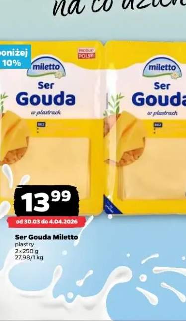 Ser Gouda w plastrach