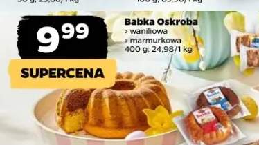 Babka Oskroba waniliowa, marmurowa