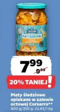 Płaty śledziowe opiekane w zalewie octowej Corsarro