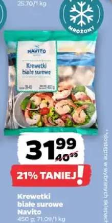 Krewetki białe surowe Navito