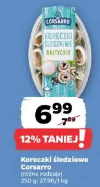 Koreczki śledziowe Corsarro różne rodzaje