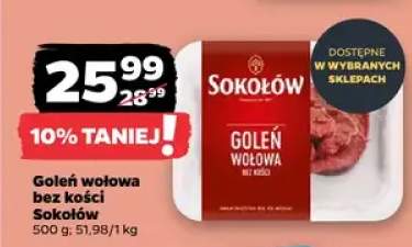 Goleń wołowa bez kości Sokołów