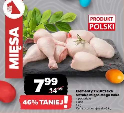 Elementy z kurczaka Sztuka Mięsa Mega Paka - podudzie - udo