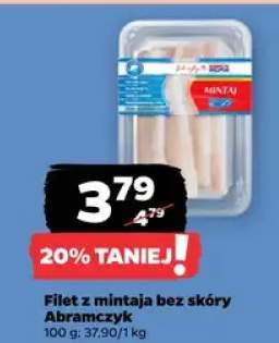 Filet z mintaja bez skóry