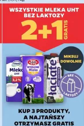 Mleko UHT bez laktozy