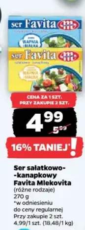 Ser sałatkowo-kanapkowy Favita (różne rodzaje)