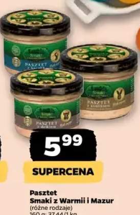 Pasztet Smaki z Warmii i Mazur (różne rodzaje)