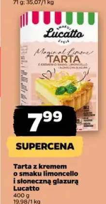 Tarta z kremem o smaku limoncello i słoneczną glazurą