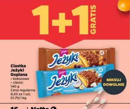 Ciastka goplana kokosowe, classic