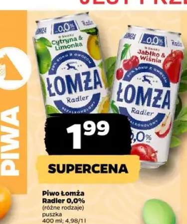 Piwo radler 0,0% różne rodzaje