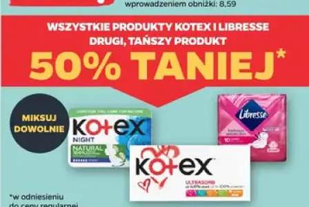 Podpaski i tampony różne rodzaje