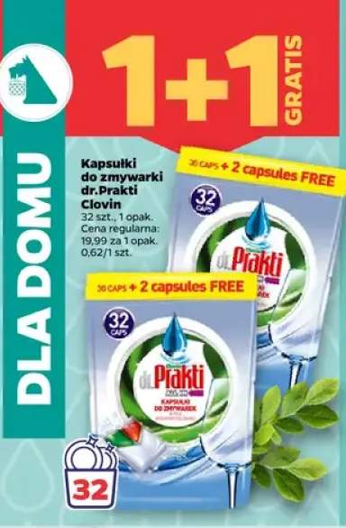 Kapsułki do zmywarki Clovin