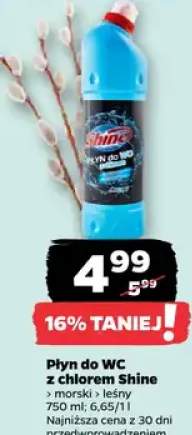 Płyn do WC z chlorem Shine