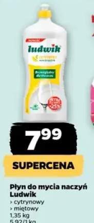 Płyn do mycia naczyń Ludwik - miętowy, cytrynowy
