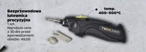 Bezprzewodowa lutownica 400-500° C