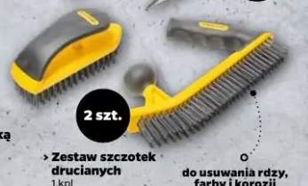 Zestaw szczotek drucianych do usuwania rdzy, farby i korozji