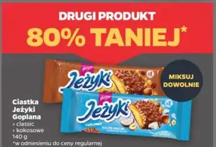 Ciastka goplana orzechowe, kokosowe