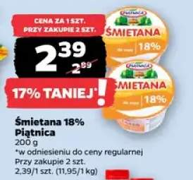 Śmietana 18%