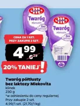 Twaróg półtłusty bez laktozy klimek