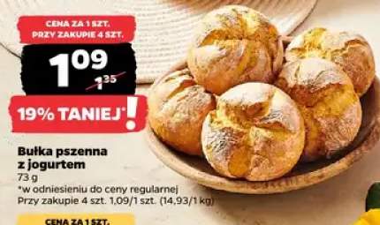 Bułka pszenna z jogurtem