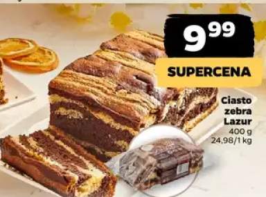 Ciasto zebra Lazur