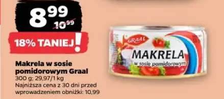 Makrela w sosie pomidorowym Graal