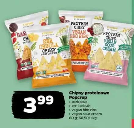 Chipsy proteinowe różne smaki