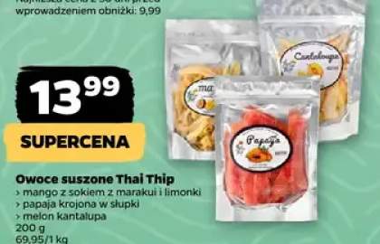 Owoce suszone różne rodzaje