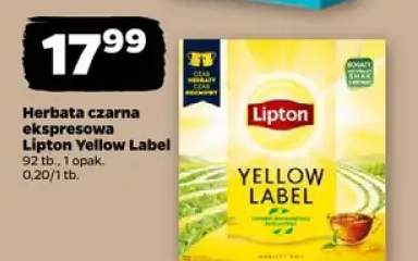 Herbata czarna ekspresowa Yellow Label