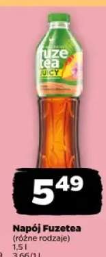 Napój Fuzetea różne rodzaje