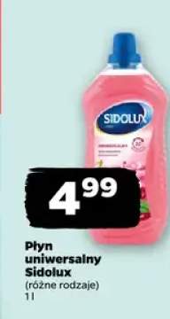 Płyn uniwersalny Sidolux różne rodzaje