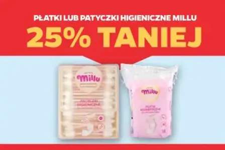 Płatki lub patyczki higieniczne