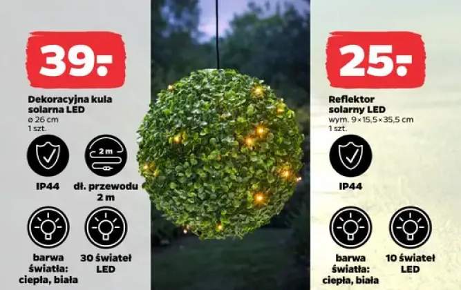 Reflektor solarny LED