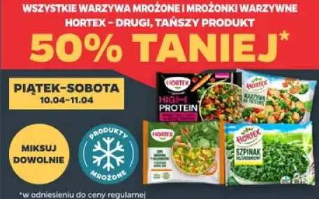 Warzywa mrożone i mrożonki warzywne Hortex