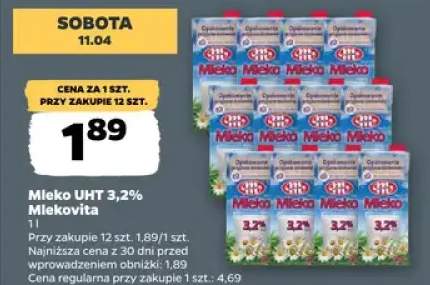 Mleko UHT 3,2% Mlekovita