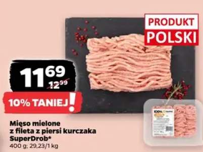 Mięso mielone z fileta z piersi kurczaka SuperDrob+