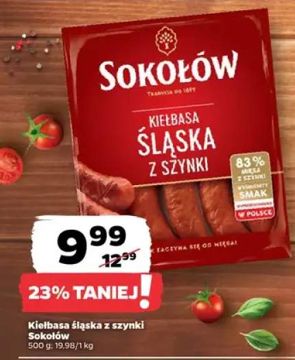 Kiełbasa śląska z szynki