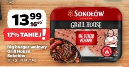 Big burger wołowy Grill House