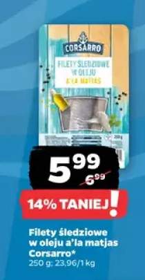 Filety śledziowe w oleju a'la matjas