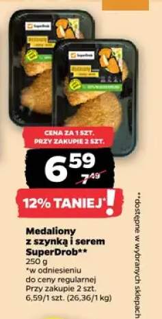 Medaliony z szynką i serem