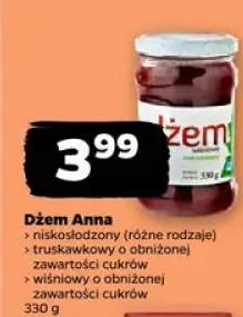 Dżem niskosłodzony wiśniowy w obniżonej zawartości cukrów