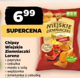Chipsy Wiejskie Ziemniaczki papryka
