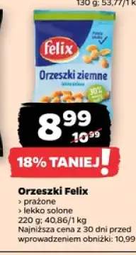 Orzeszki ziemne prażone lekko solone