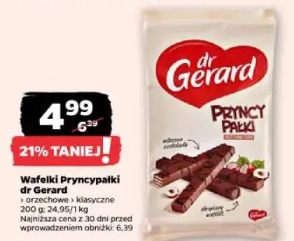 Wafelki Pryncypałki orzechowe klasyczne