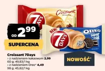 Croissant z nadzieniem kakaowym